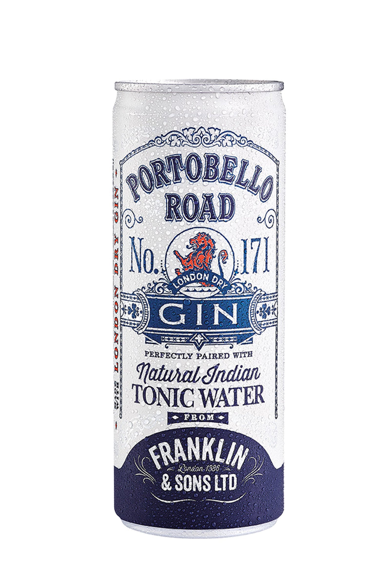 Portobello Road Gin and Franklin and Sons Tonic - Ready To Drink - Portobello Road Gin